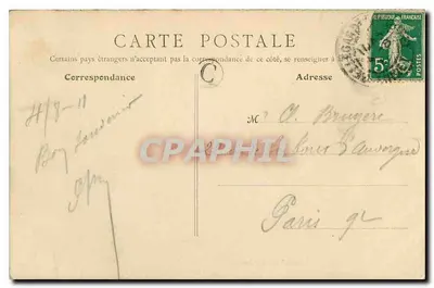 Bellegarde (Loiret) - Pavillon de l'Intendance (1720) — Edizione Vanson et Sassier, n° 512 — Verso