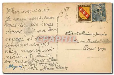 Estação Termal de BAGNOLES-de-l'ORNE — TESSE-la-MADELEINE — O Hotel Domaine des Buards — Verso