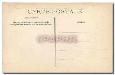 Mortagne (Orne) — Jardim do Hotel de Ville — Foto da Coleção A. Malliaut Père, editor — Verso