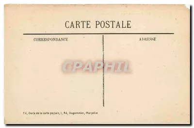 Marseille - Panorama van de Corniche — serie 31, uitgave van Dock de la carte postale — Achterkant
