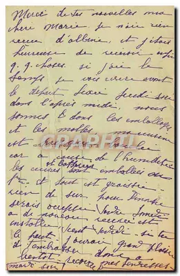 Le Croisic (Loire-Inf.) — Costa de Port-Lin — A Frota de Pesca — n° 707 — Verso
