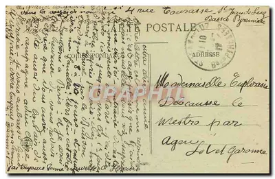 Efeito de Onda na Digue de Socoa - St-Jean-de-Luz (Côte Basque) - BR - 1412 — Verso