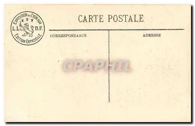 लियोन — अंतरराष्ट्रीय प्रदर्शनी 1914 — राष्ट्रों की गलियारा — आधिकारिक संस्करण — पीछे