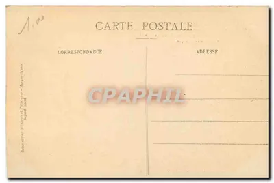 Longpont (S.-et-O.) — Torre da basílica com escada em torre, monumento histórico — Coleção Paul Allorge, Série C | 11 — Verso