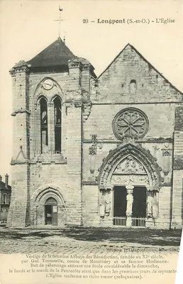 Longpont (S.-et-O.) — A Igreja — Edição J. Desgouillons, Montlhéry