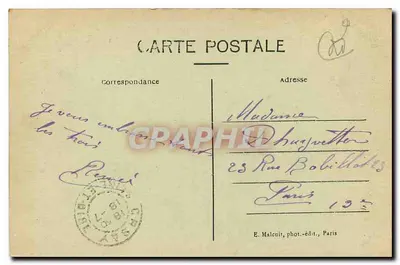 Orsay (S.-et-O.) — Castelo do Grand Mesnil — abrigo da Duquesa de Étampes após a morte do rei Francisco I — Verso