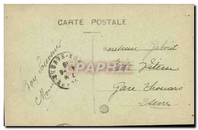 Angers — Vista geral do Jardim das Plantas — L. V., fot. — Verso