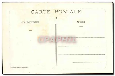 Gauvernies (H.-Pyr.) - A Chegada dos Rebanhos — Editor Galeries Modernes, n°38 — Verso