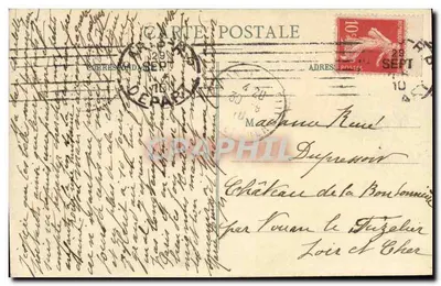 Inundação de Paris — Avenida Ledru-Rollin — Denhove, Liancourt — Verso