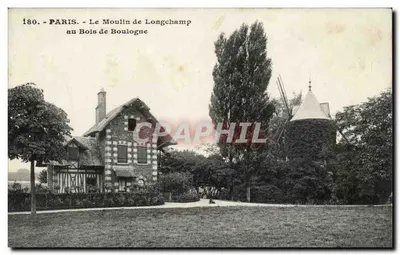 Paris - O Moulin de Longchamp no Bois de Boulogne — editor não identificado, n° de série 180