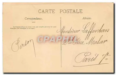 Vale de Chevreuse — Ruínas da Igreja — Abadia de Gif (S.-et-O.) — Edição Jaulrot — Verso