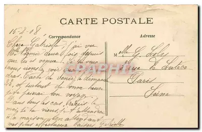 PARYŻ — Trocadéro, widok z Wieży Eiffla — Wydawca Choré, nr 245 — Rewers