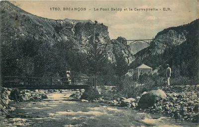 BRIANÇON — O Pont Baldy e a Rio Cerveyrette — E.R.