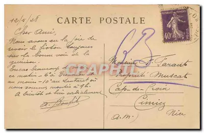 BRIANÇON — O Pont Baldy e a Rio Cerveyrette — E.R. — Verso