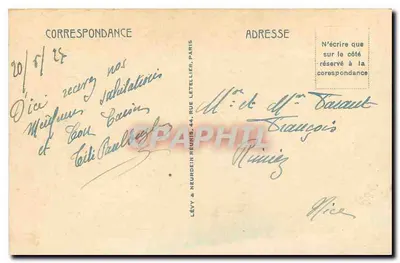 Jezioro Bourget. Mały Park i Ząb Kocie — Aix-les-Bains, n° 262, wydawca LL — Rewers