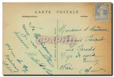 Enghien-les-Bains — O Casino, O Teatro visto do Jardim das Rosas — E.M. n°629 — Verso