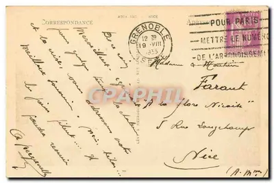 Grenoble — Isère i łańcuch Belledonne — LL, nr 2147 — Rewers