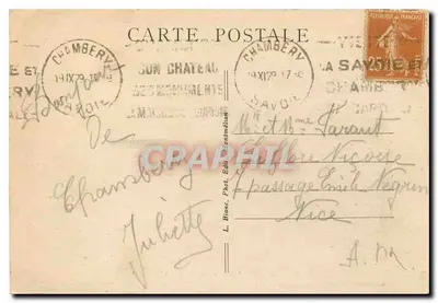Chambéry — De Kathedraal (15e eeuw) — Savoie Tourisme — Achterkant