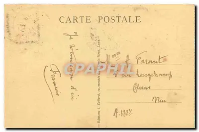 Lyon — pałac targowy i brotтеaux — Wydawnictwo J. Collard, nr 174 — Rewers