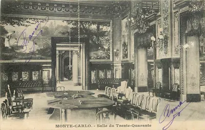 Monte-Carlo - Sala do Trente-Quarante — número de série não visível