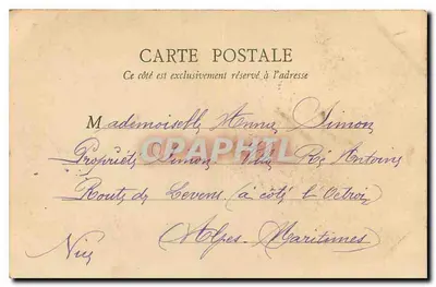 Vizille — Praça e castelo — Verso
