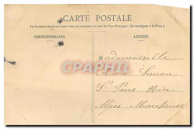Arènes d'Arles — Course de Taureaux Espagnole — Phot. Blanchin, Tarascon — Verso