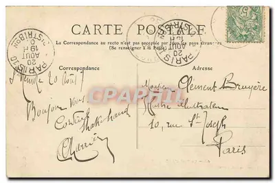 A Ardèche pitoresca — O Ponte d'Arc — Edição Beaumel, Vallon, n°44 — Verso