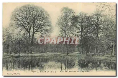 Floresta de Senart (S.-et-O.) — Lago e Cruzeiro do Capitão — Gautrot, editor Ivry, n°6
