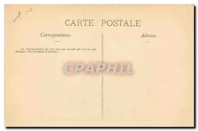 Floresta de Senart (S.-et-O.) — Lago e Cruzeiro do Capitão — Gautrot, editor Ivry, n°6 — Verso