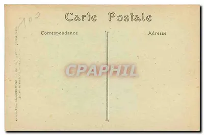 Verrières-le-Buisson — Widok na zamek i jezioro — JND phot. — Rewers