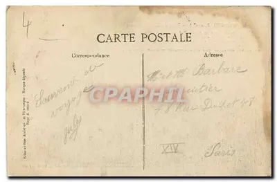 Wissous (S.-ct-O.) — Praça do Coronel Flatters — Paul Allorge, Montlhéry, Série C 1 23 — Verso