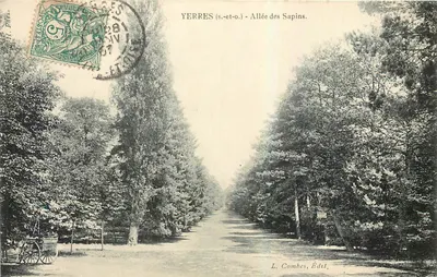 YERRES (s.-et-o.) - Avenida dos Pinheiros — L. Combès, Ed.