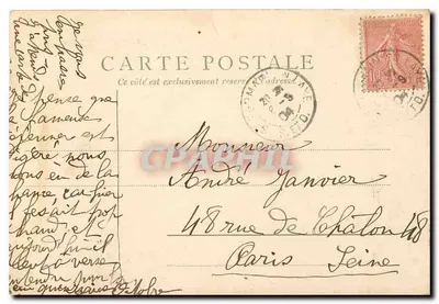 Floresta de St. Germain en Laye — A Virgem dos Ingleses — Havane — Editor Léger — Verso