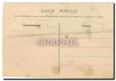 Bois de Meudon — A Estrada de Versailles — G.I. n°2217 — Verso