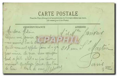 Fontainebleau — Zamek — Schody Konia — LL. — n° 293 — Rewers