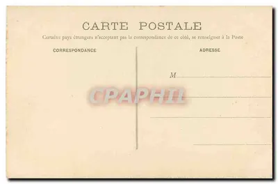 Moret-sur-Loing — Kościół, widok z mostu — P. Téton, wydawca — Rewers