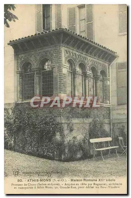 Athis-Mons (S.-et-O.) — Casa romana do século XII — editor G. Dufour, n°80