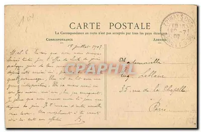 PINAY-sur-ORGE — Paisagem das margens do Orge perto do Viaduto — Editor não identificado — Verso