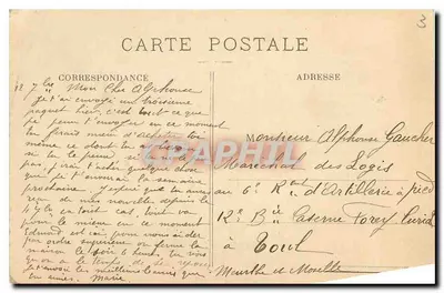 Viry-Châtillon (S.-et-O.) — Mury tarasowe Fief de Piedefer i Ruelle de l'Archevêché, z której piękny widok na Port-Aviation — kolekcja Paul Allorge, Montlhéry, seria C.I. — Rewers