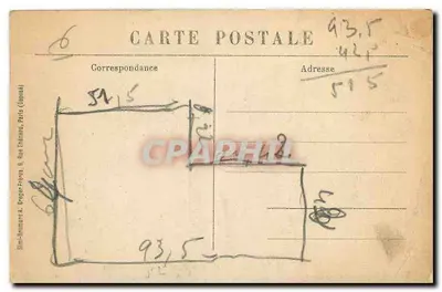 Juvisy (S.-et-O.) — As Grutas e o Encontro de Caça — Edição das Nouvelles Galeries, Juvisy (S.-et-O.) — Verso