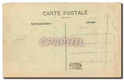 Verneuil-l'Étang — Castelo — editor Bruguerthémont, Paris — Verso