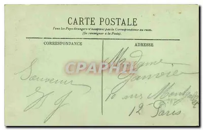 Orléans — Praça do Martroi — Estátua de Joana d'Arc — Maume Vernedal — LL. — n°166 — Verso
