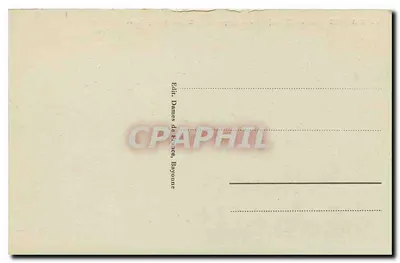 Biarritz - La Villa Belza [Castillo vasco] y la Cadena de los Pirineos — Dames de France, Bayonne — Reverso