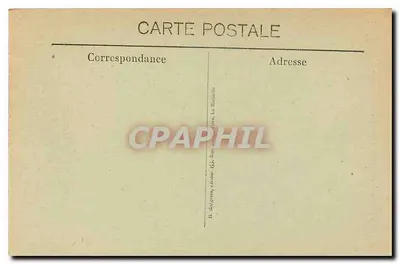 Drzwi Tonnay-Boutonne — widok zbrojnych drzwi z dwiema wieżami — wydawca nieznany, numer serii 3199 — Rewers