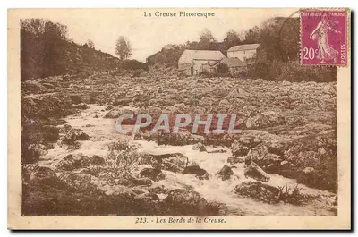 As margens da Creuse — A Creuse Pitoresca — Editor não visível, n° 223