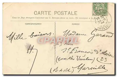 Cavaillon - O Ponte sobre a Durance — Editor Chauvet — Verso