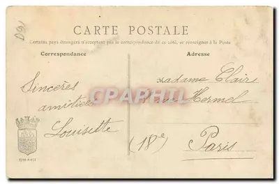 Savigny-sur-Orge — O Castelo — Edição da Orge A. Thévenet — Verso