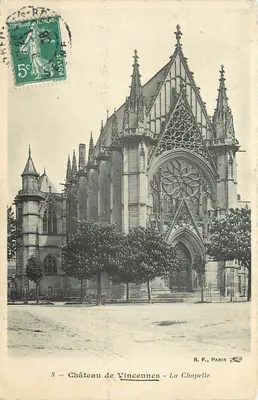 Castelo de Vincennes - A Capela — B.F., Paris — n°8