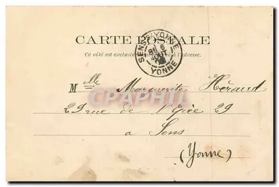 Vincennes — Torre de defesa e Capela — Libellé Rousseau, Paris — Verso