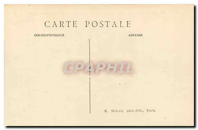 Vincennes — Interior do Forte — Porta de Entrada e Avenida Principal — E. M. — n° 4518 — Verso